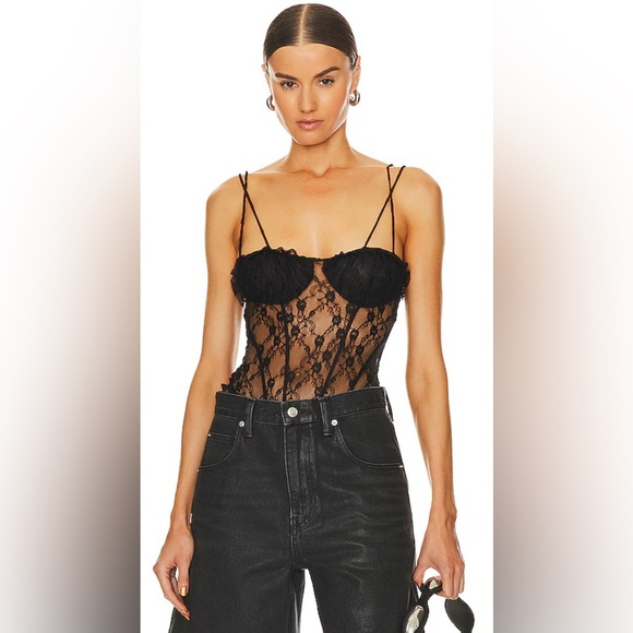 Tops - If you dare bodysuit NWOT black